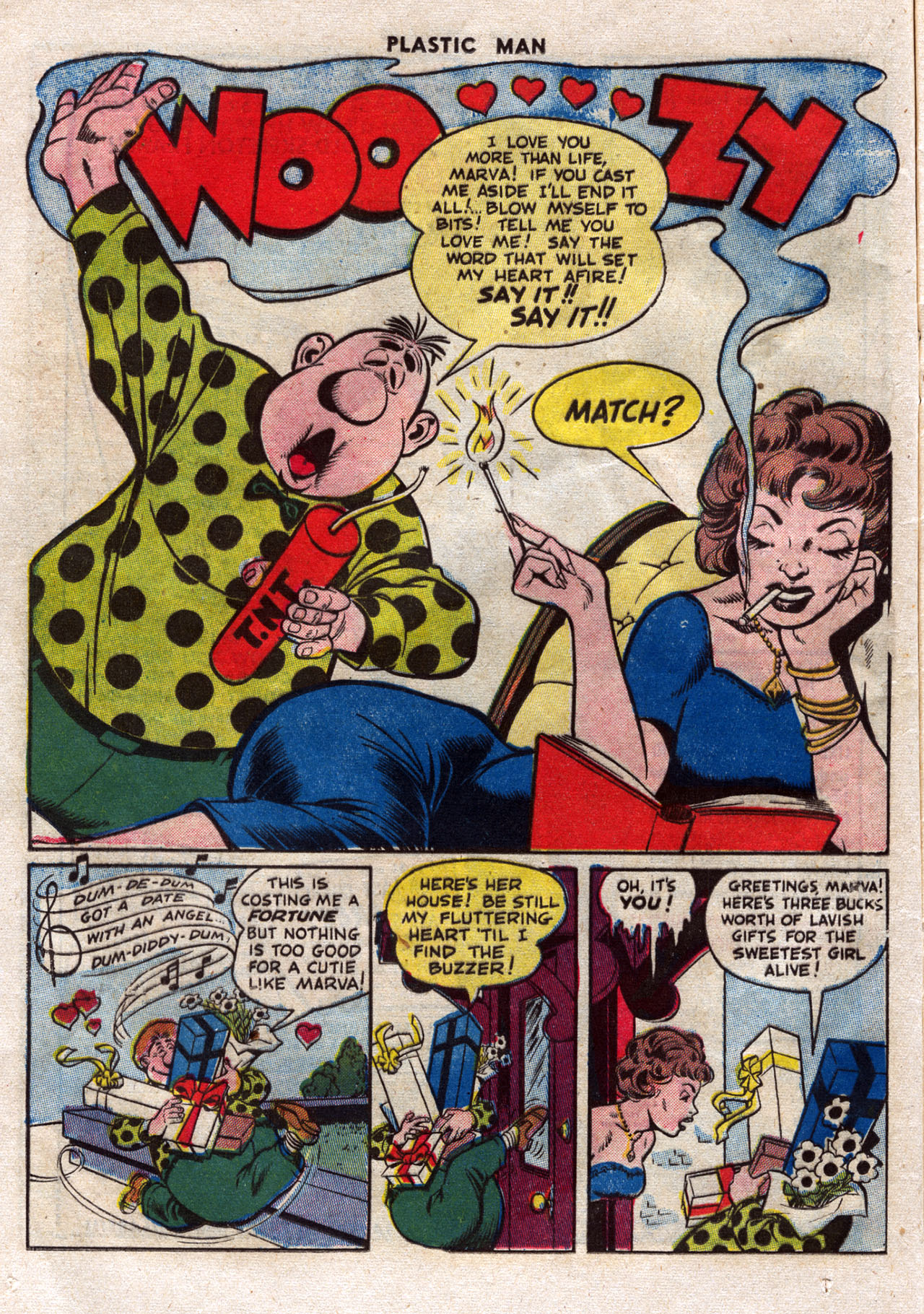 Read online Plastic Man (1943) comic -  Issue #45 - 14