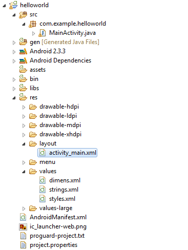 Tutorial Android Hello World | the colours of life
