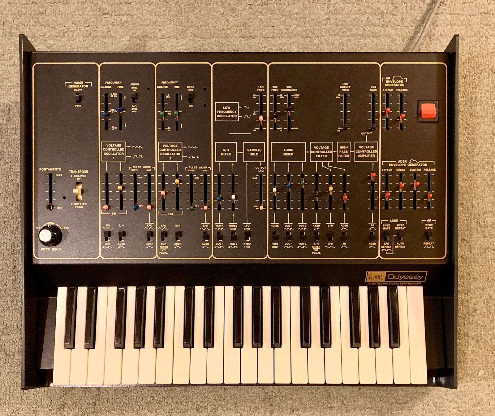 MATRIXSYNTH Arp Odyssey Vintage Analog Synthesizer with CV SN 0759