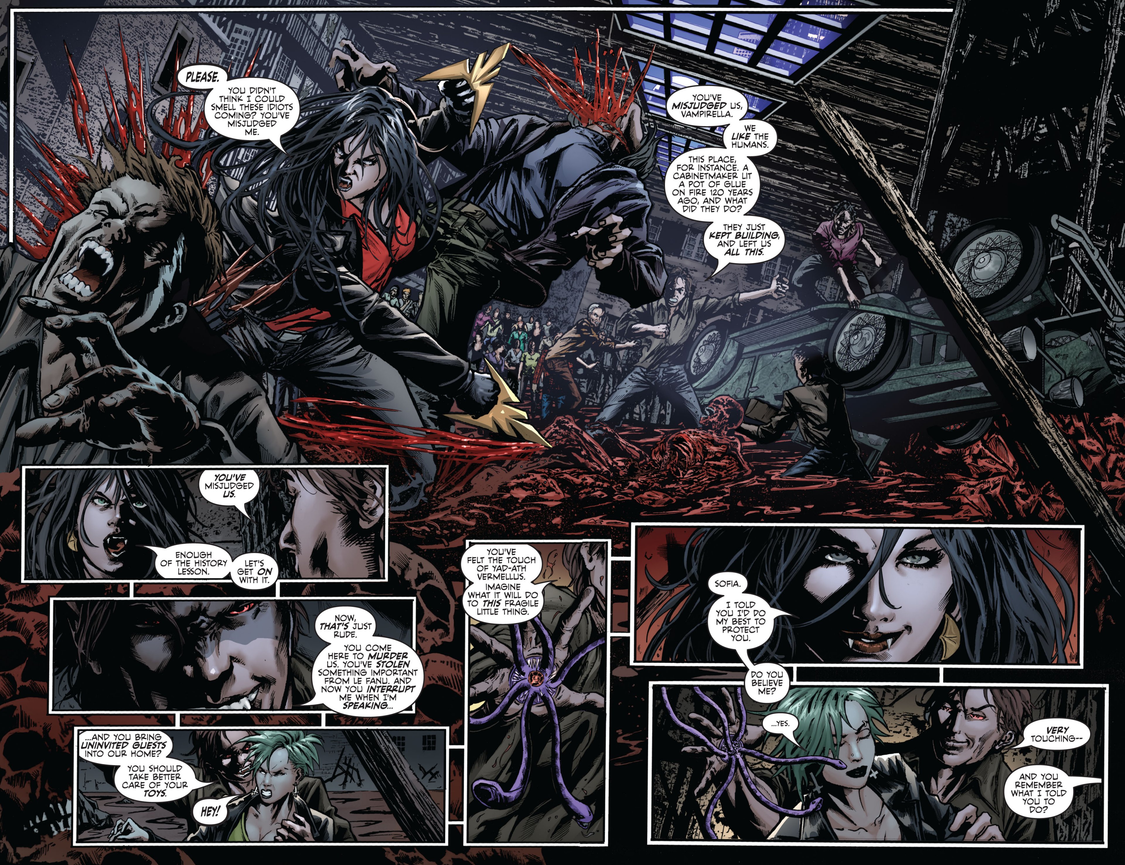Read online Vampirella (2010) comic -  Issue #4 - 6