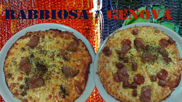PIZZAS Pizza RABBIOSA Y GENOVA