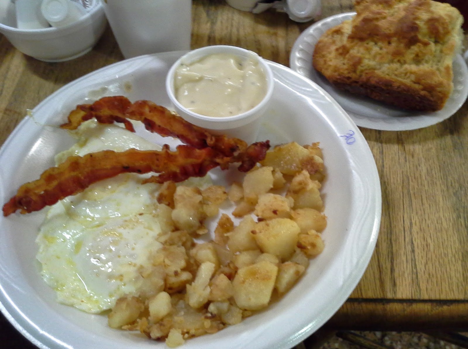 Breakfast Bro Texas Edition Breakfast at Van's BarBQ, Oakville