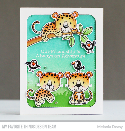 Handmade card from Melanie Deasy featuring products from My Favorite Things #mftstamps