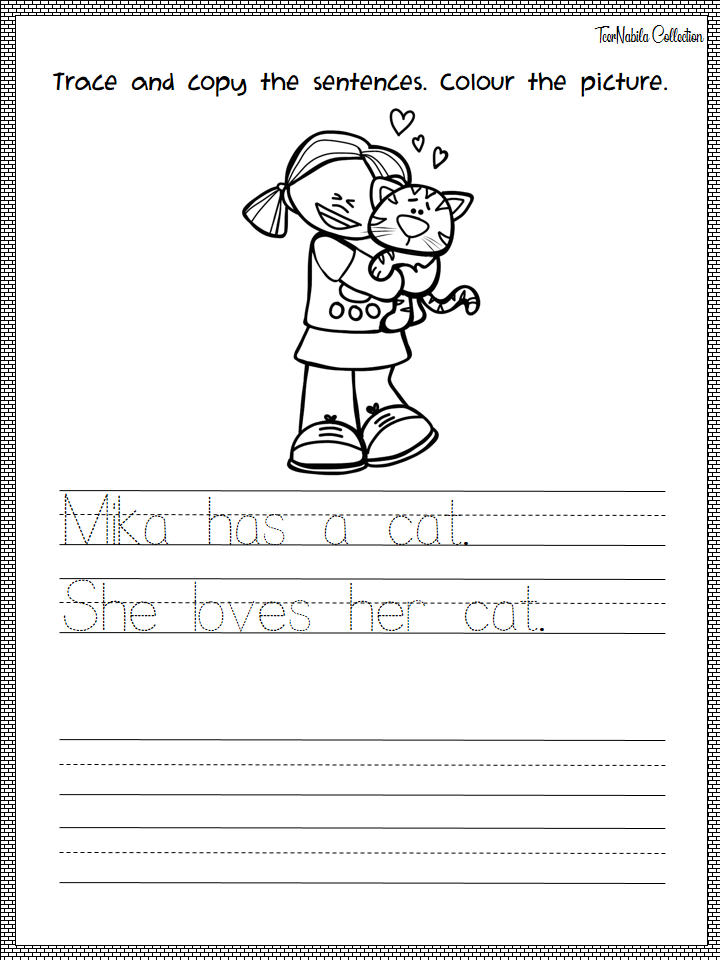 WRITING PRACTICES WITH AMSYAR - Nabila Creative