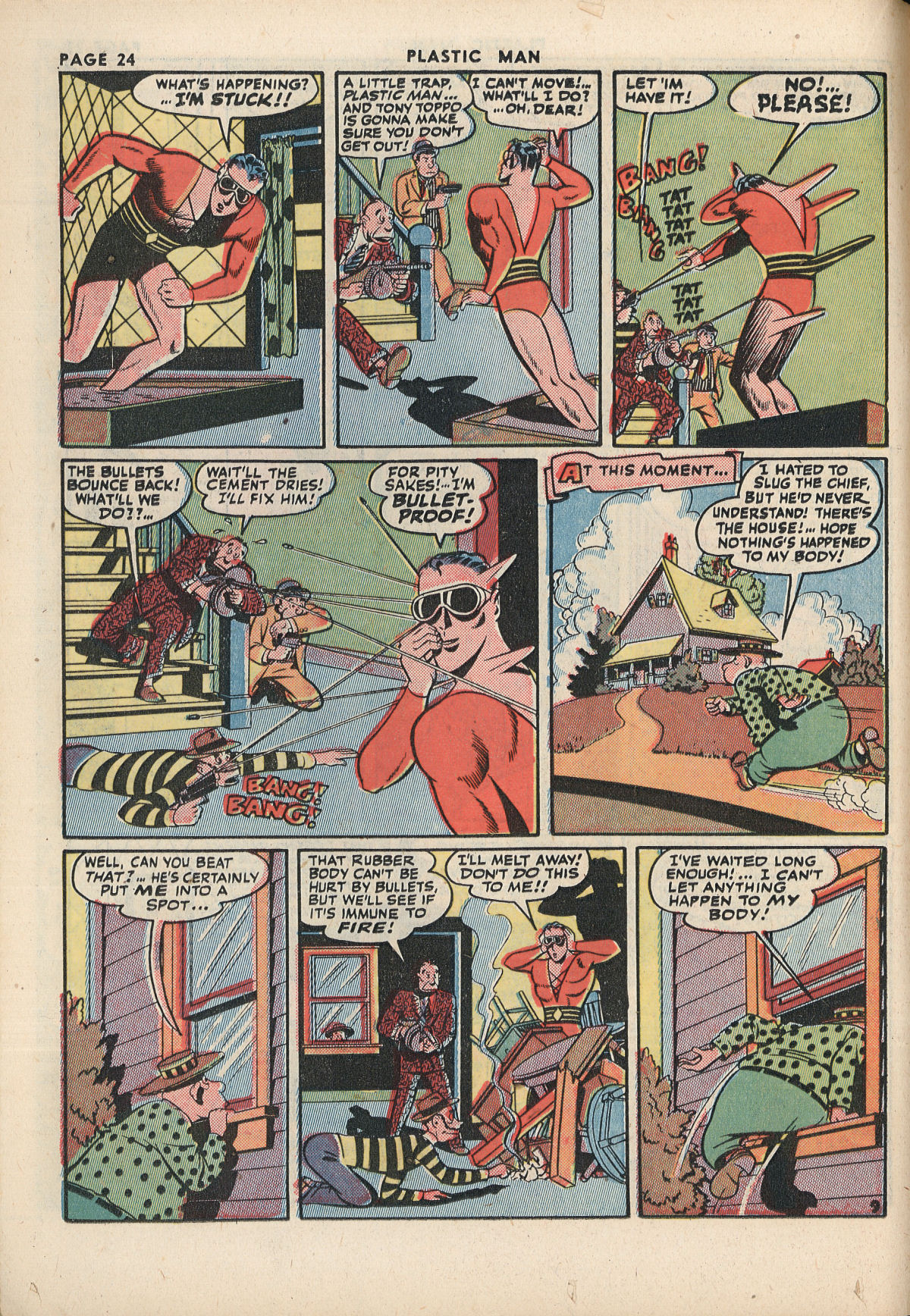 Read online Plastic Man (1943) comic -  Issue #2 - 26