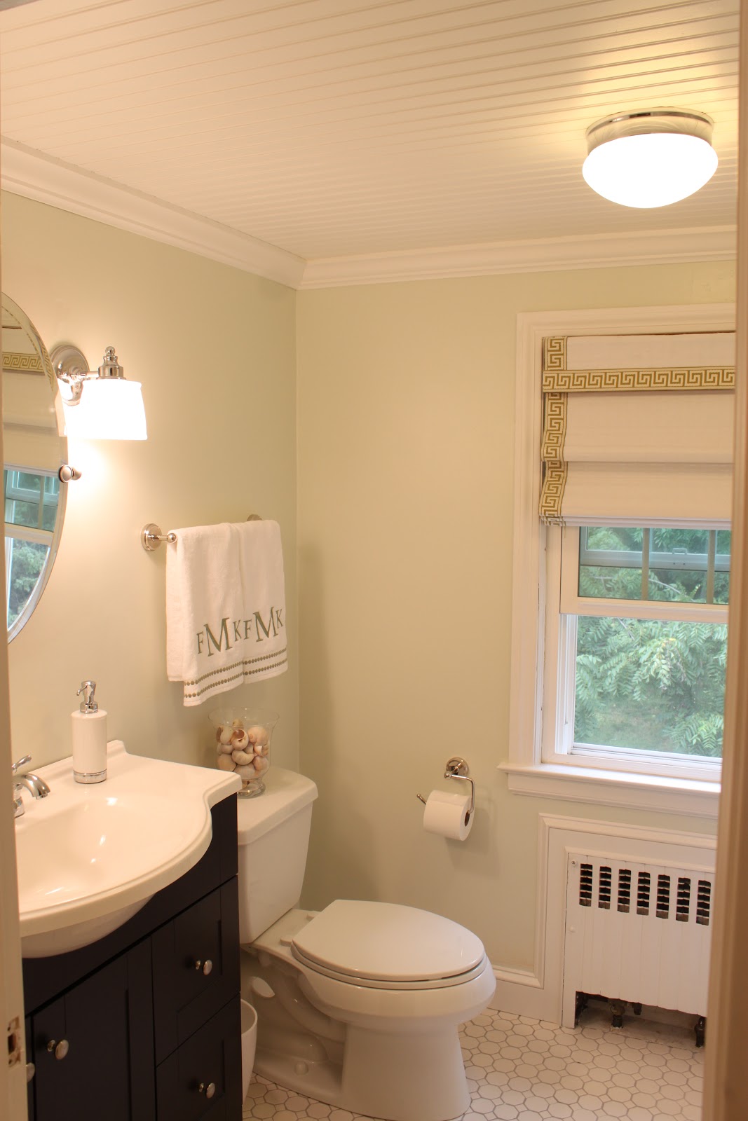 Green Street: Our Newly Renovated Bathroom