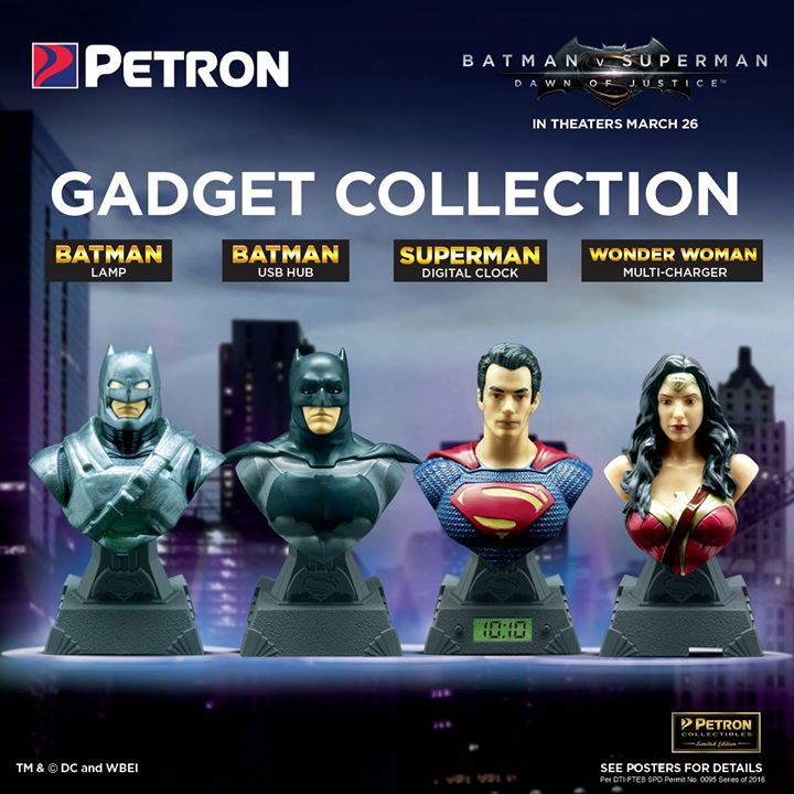 Petron’s Batman v Superman: Dawn of Justice Gadget Collection
