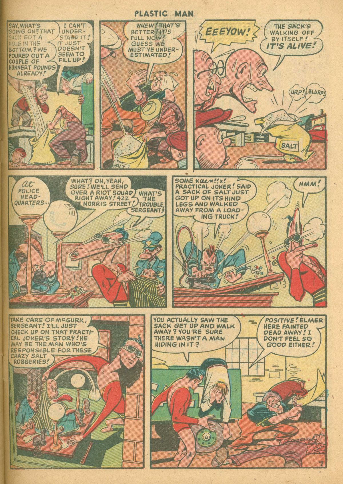 Read online Plastic Man (1943) comic -  Issue #21 - 29