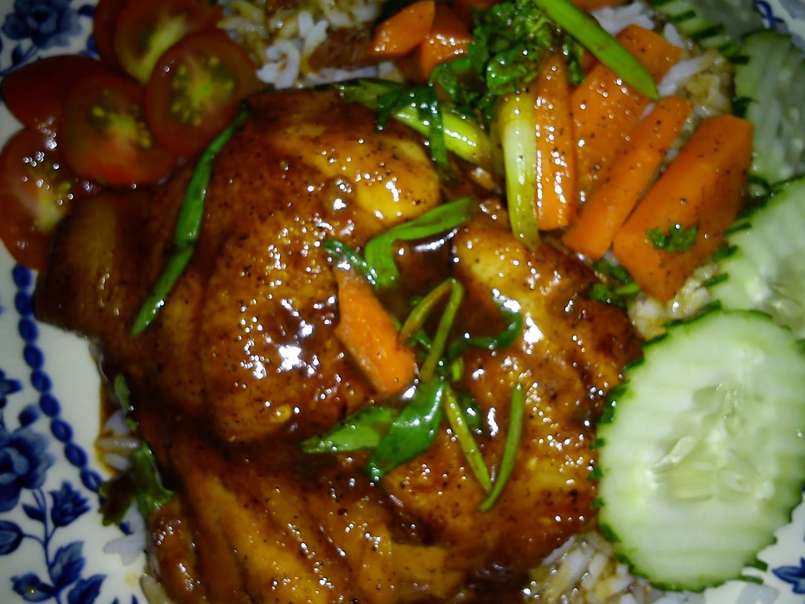 Cooking Pleasure CARAMELISED BLACK PEPPER FISH SAUCE CHICKEN