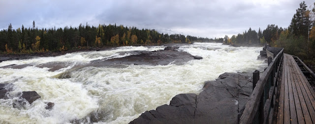 พักร่างที่ Storforsen