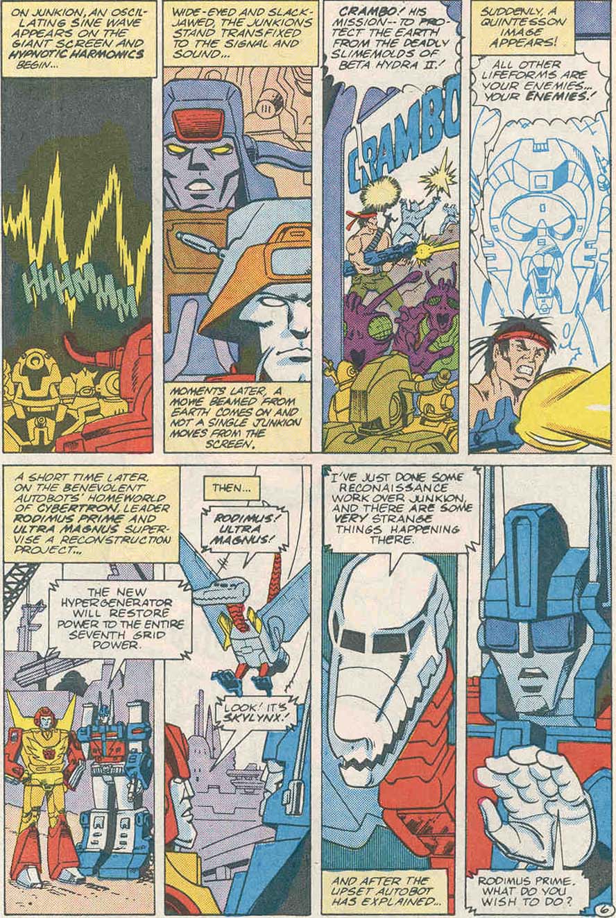 The Transformers (1984) issue 43 - Page 7