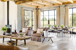 rustic modern farmhouse masculine interiors country living room interior french table decor taupe wood tour beckiowens california tan open hunters