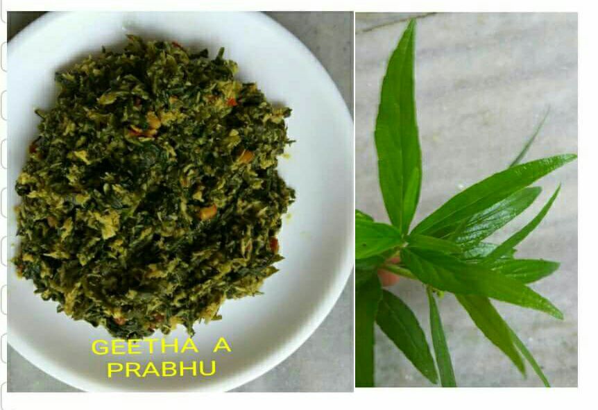 Cooking With Geetha THUMBA LEAVES SUKKE