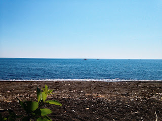 Fisherman Working At The Sea Beach Scenes, Umeanyar, North Bali