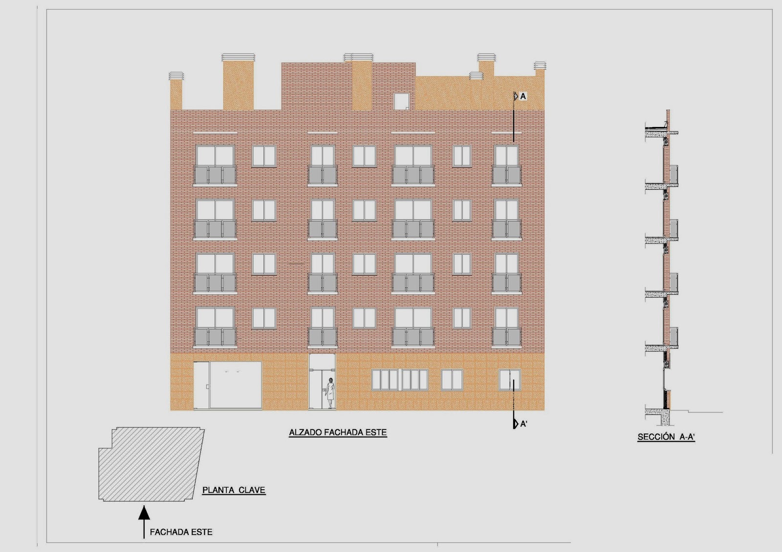 BLOG PROFESIONAL PLANOS DE FACHADAS DE UN EDIFICIO (AUTOCAD) BLOG PROFESIONAL PLANOS DE FACHADAS DE UN EDIFICIO (AUTOCAD)