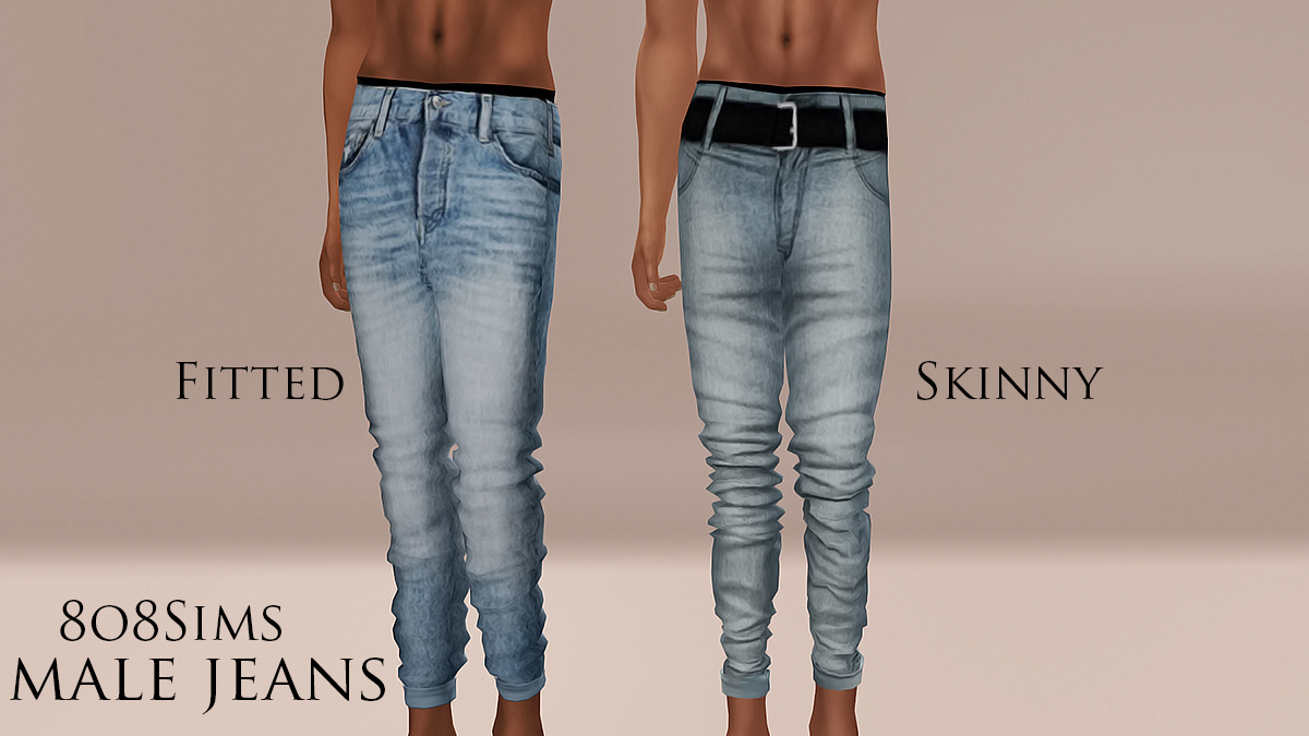 Sims 4 CC's The Best Male Jeans by 8o8sims