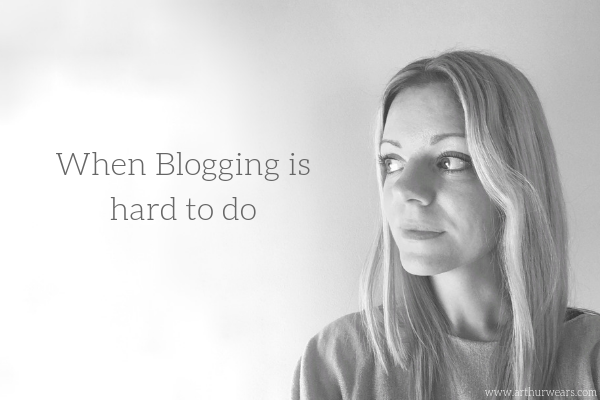 when blogging is hard to do - black and white  side portrait photo