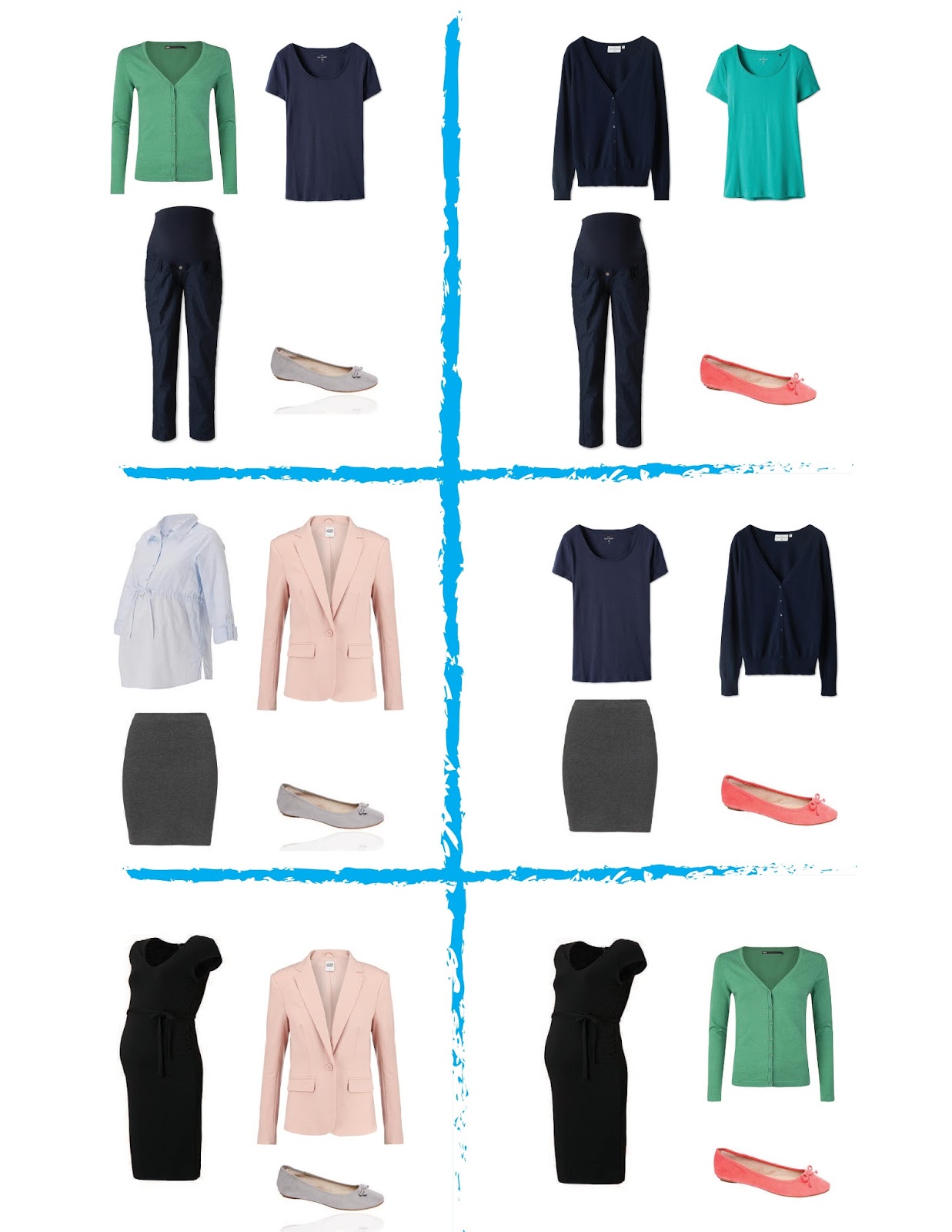 My Second And Third Trimester Capsule Wardrobe 