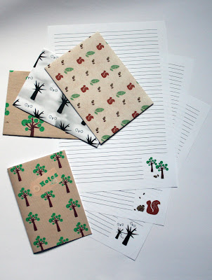 Stationery set 'tree'