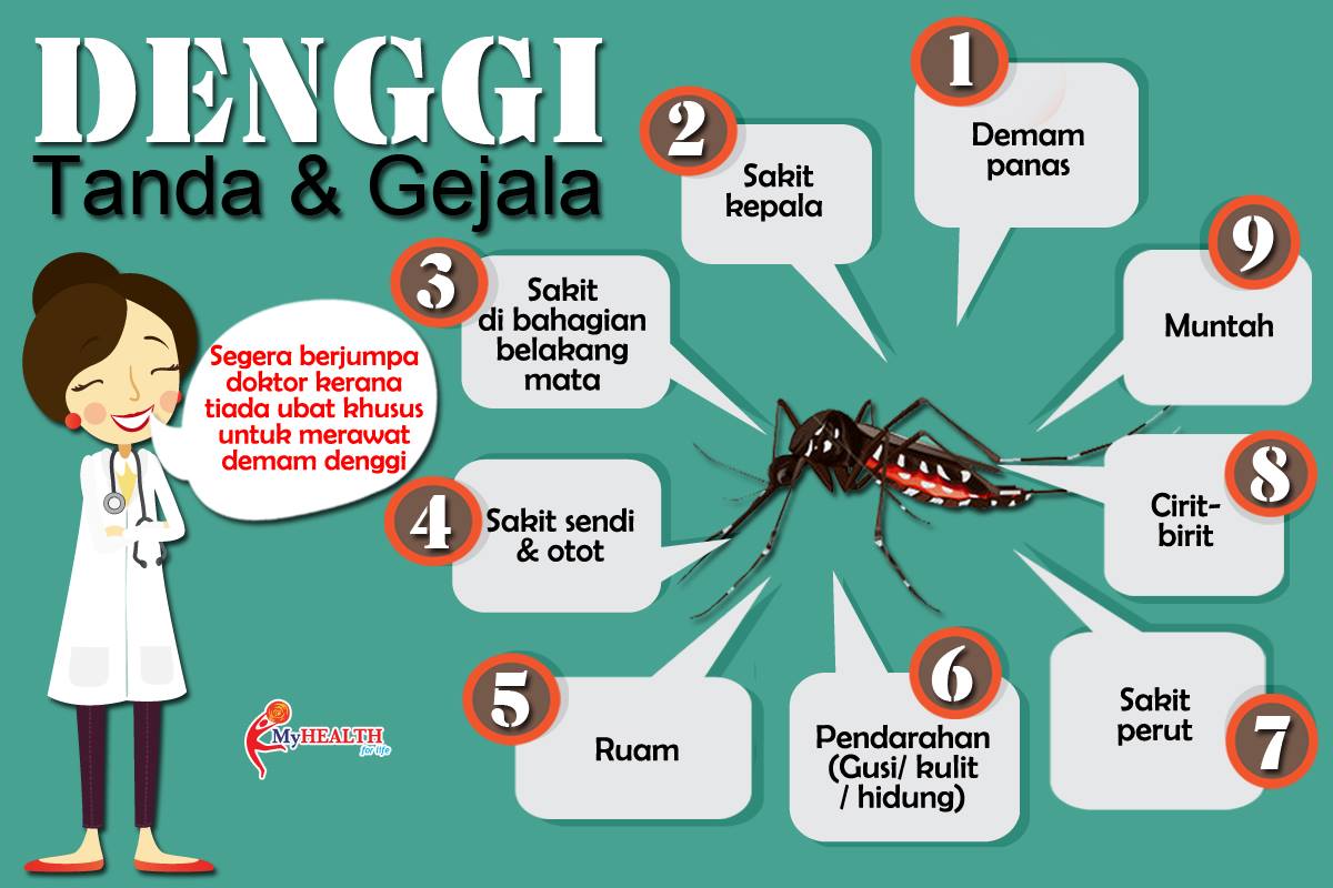 TANDA-TANDA DAN GEJALA DENGGI