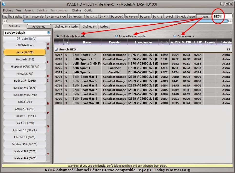 kyng hd channel editor