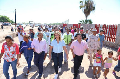 Reciben apoyos familias afectadas en Benito Juárez