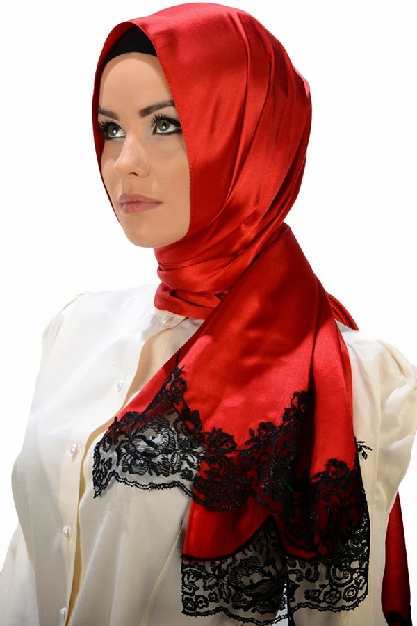Arabic Lace Scarves Viscose Scarf with Lace Fashion Scarves 201314
