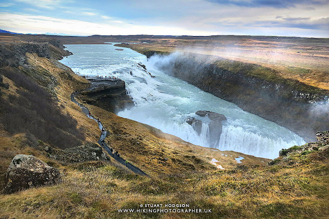 Gullfoss waterfall, Golden circle Tour, Þingvellir National Park, Iceland, Tour, Trip