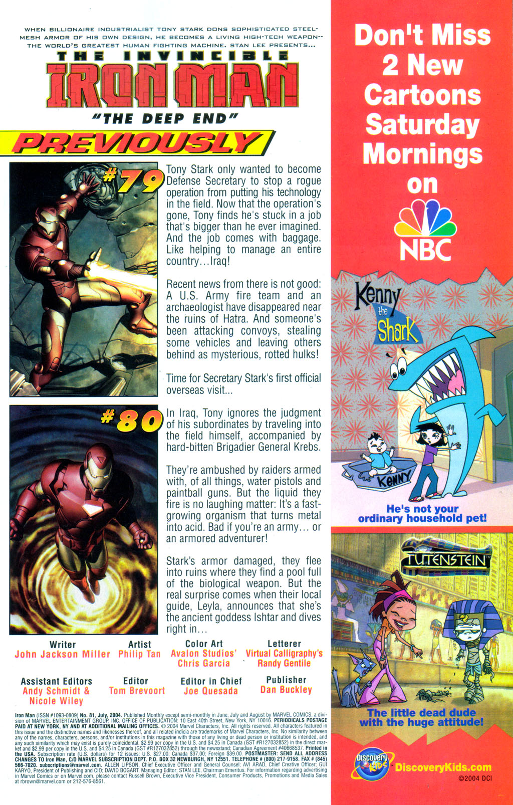 Read online Iron Man (1998) comic -  Issue #81 - 2