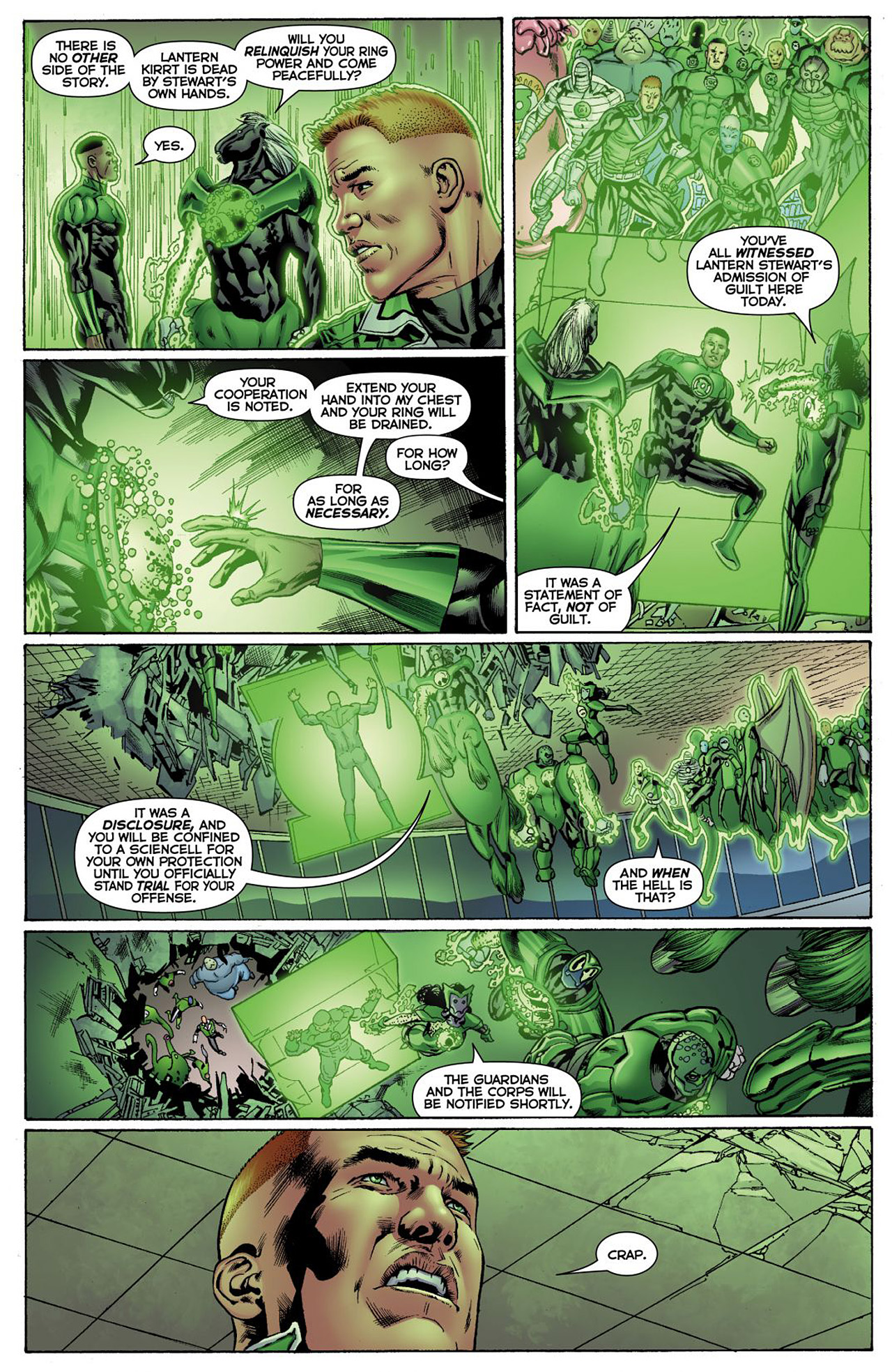 Read online Green Lantern Corps (2011) comic -  Issue #9 - 10