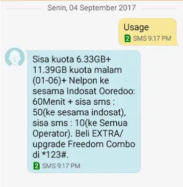 3 Cara Paling Mudah Mengecek Sisa Kuota Indosat Im3 Mentari Ime Android