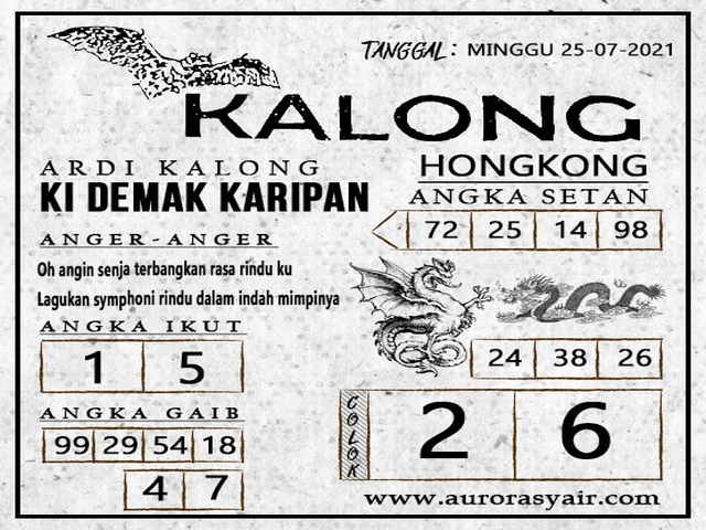 hongkong pengeluaran