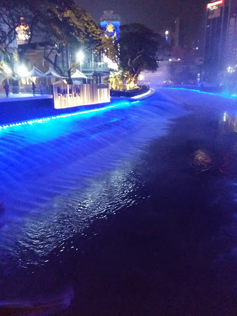 Masjid Jamek 音乐喷泉 Klang River - River of Life, Kuala Lumpur Masjid Jamek Music Fountain