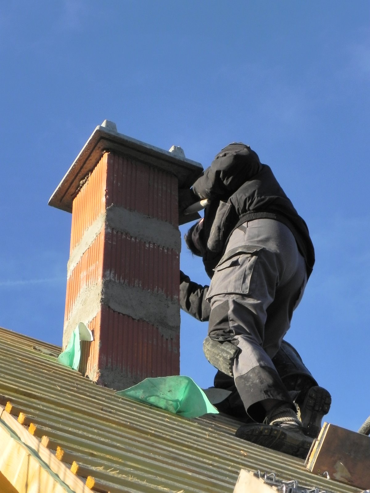 SL97 Construction de la cheminée à l'ancienne