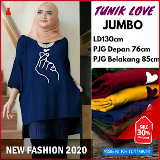 KRT0116K44 Gr Tunik Love BMGShop