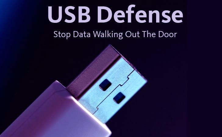 USB Defense: Stop Data Walking Out The Door