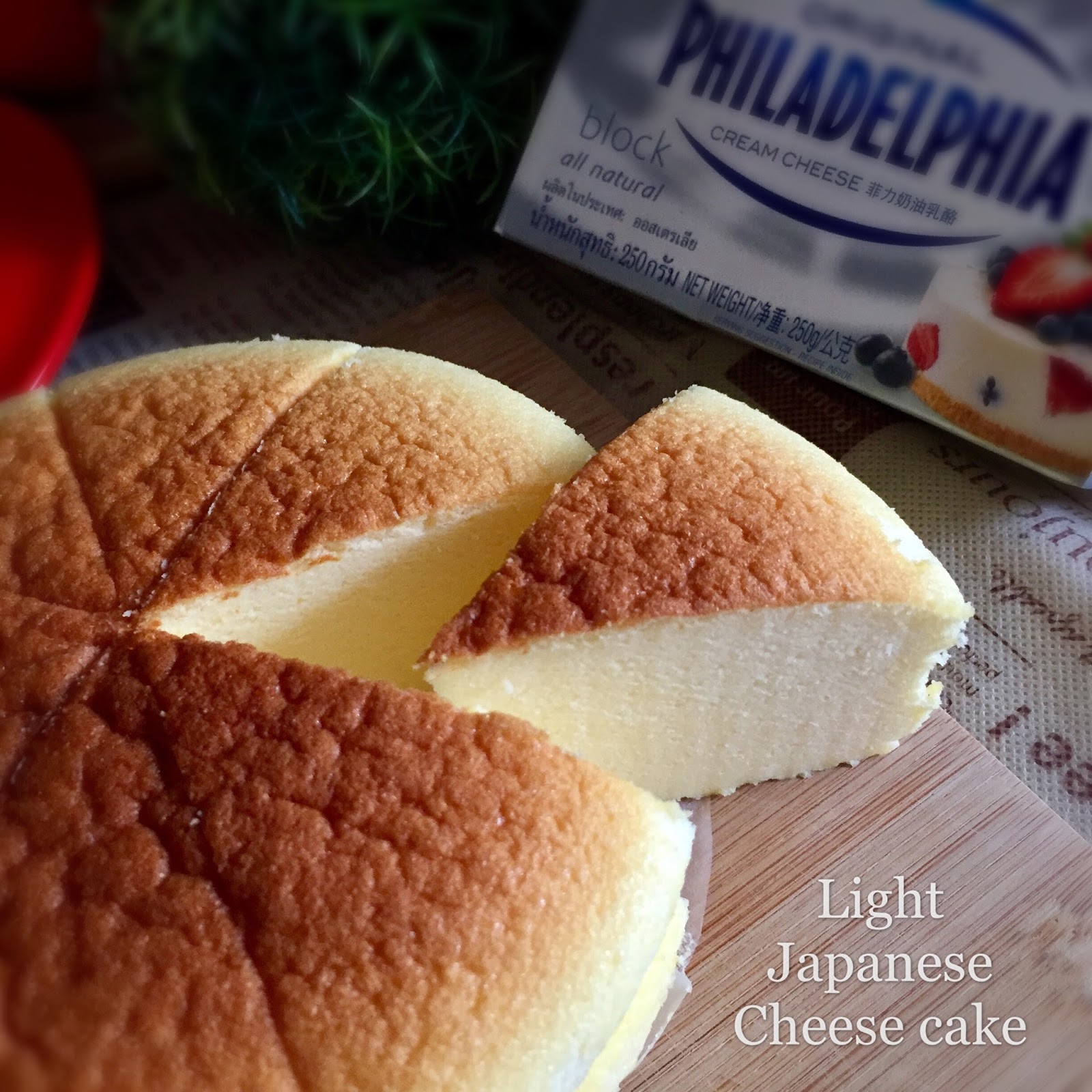 My Mind Patch Light Japanese Cheesecake (2egg recipe)