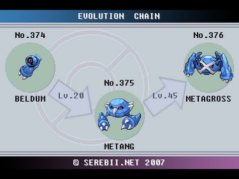 Pokemon Aron Evolution Chart
