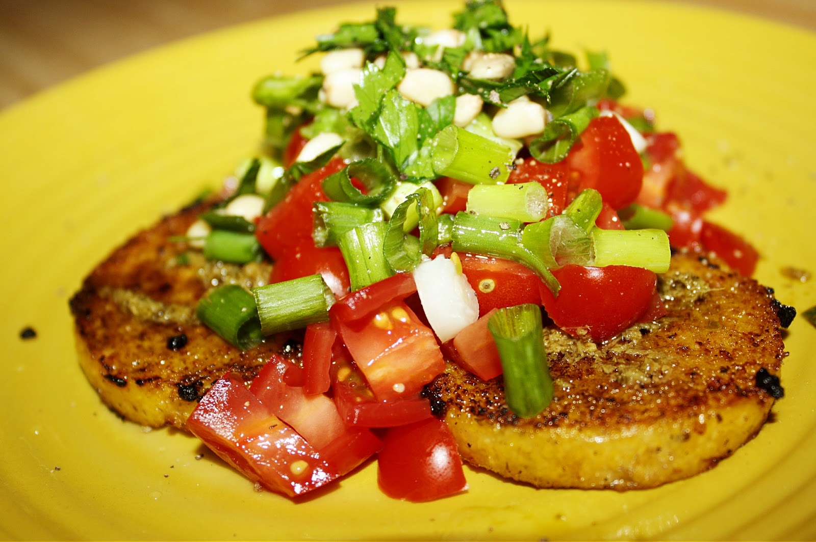 Gypsy Gone Domestic Italian Herb Polenta Cakes