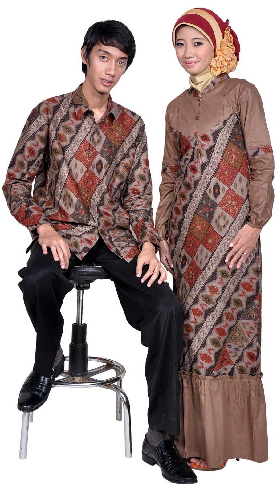  Model  baju  batik  muslim terbaru  2013 Kumpulan Info Terbaru 