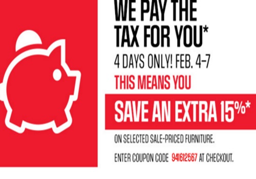 Sears Pays the Tax for You 15% Off Promo Code