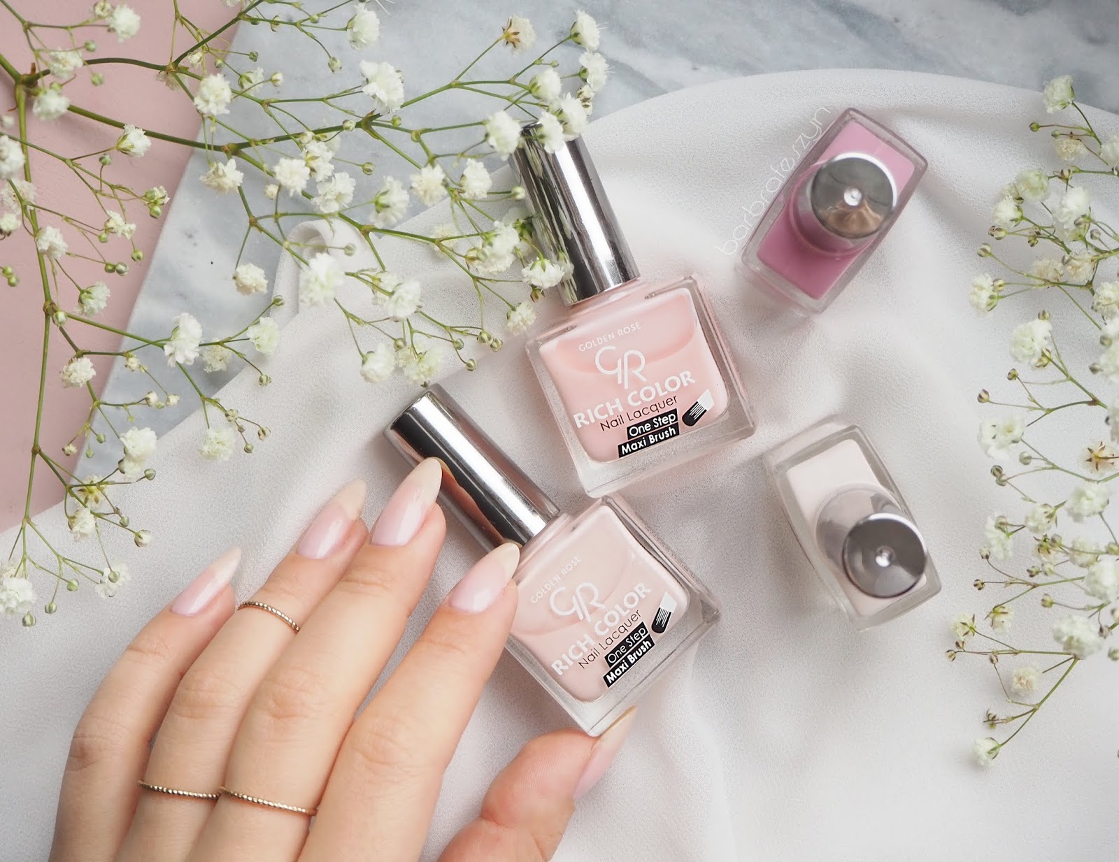 Slubne Paznokcie Golden Rose Rich Color Barbrafeszyn Blog O