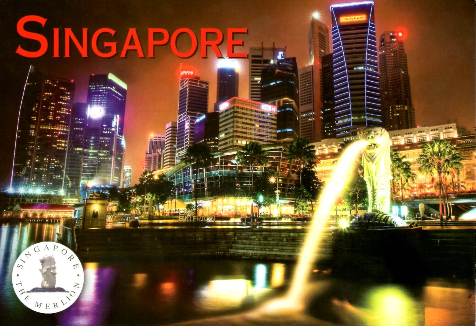 Postcard Exchange for My Daughter Postcard from Singapore.