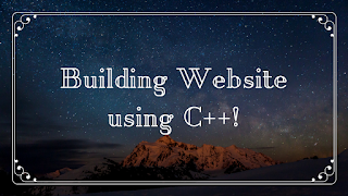 Building web site using c++