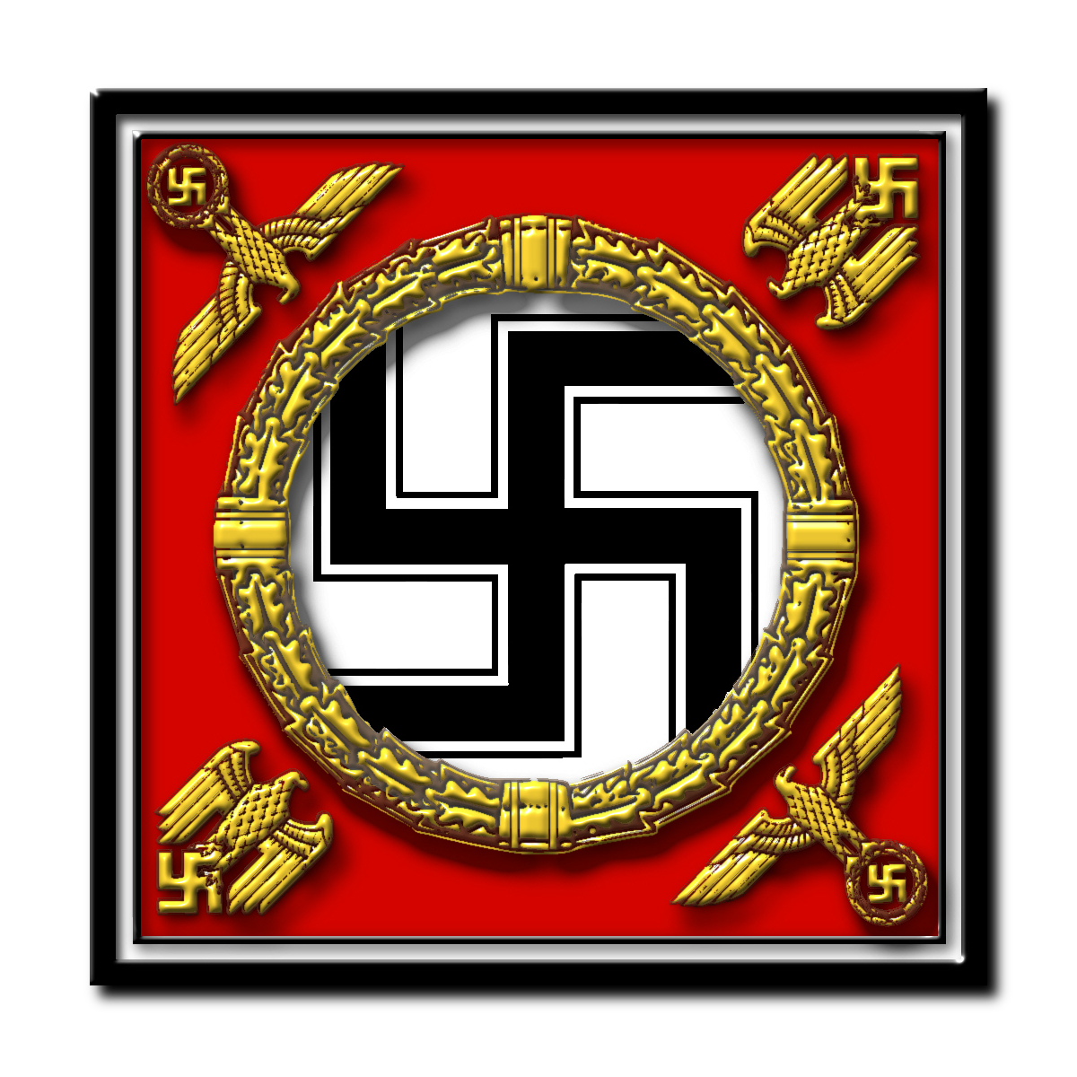 Штандарт фюрера флаг. Германский флаг со свастикой.