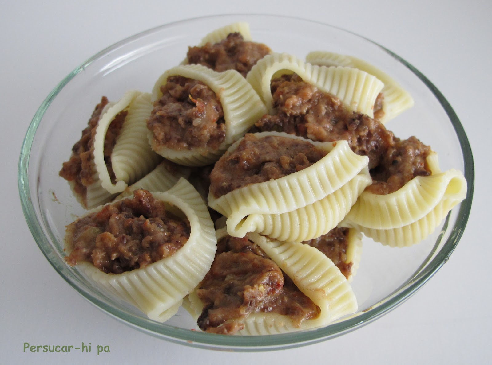 Per sucarhi pa, gastronomía y viajes Galets rellenos y