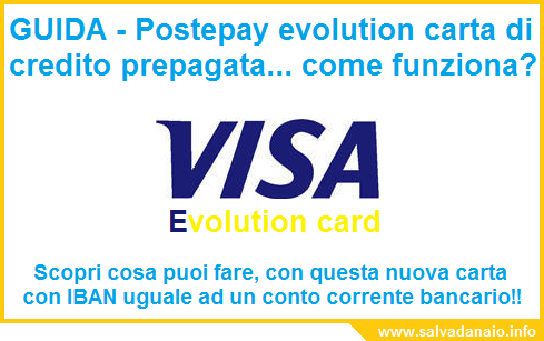  Postepay evolution carta di credito prepagata come funziona?