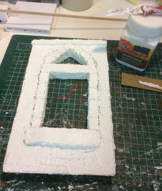 Workshop Gartenmauer Gartengerate Wilmas Miniaturen Dioramen