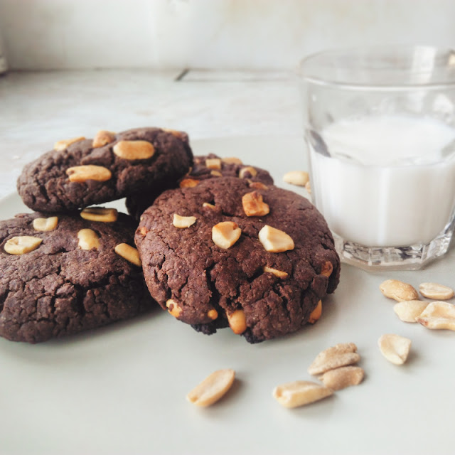 Cookies chocolat-cacahuètes végans Cookies chocolat-cacahuètes végans