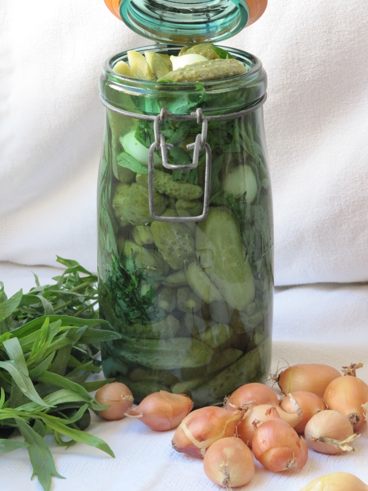 La cuisine d'ici et d'ISCA Cornichons au vinaigre